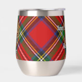 クランスチュワートクレスト王室のタータンチェック (左面)