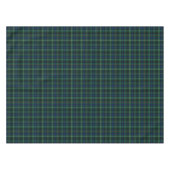 クランスチュワートグリーンアンドブルー狩りタータンチェック テーブルクロス (正面(横))