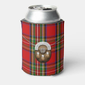 クランスチュワートタータンチェックアンドスポーラン 缶クーラー (缶裏面)