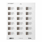 クランスチュワートタータンチェッククレスト住所 シール (フルシート)