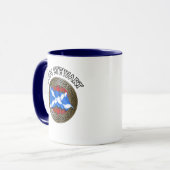 クランスチュワートタータンチェックノット&フラグ マグカップ (正面左)