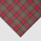 クランスチュワートタータンチェックレッドグリーンブルーチェックプレイド 薄葉紙 (詳細)