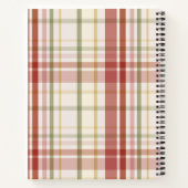 クランスチュワートタータンチェック ノートブック (裏面)