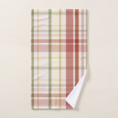 クランスチュワートタータンチェック バスタオルセット (ハンドタオル)