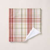 クランスチュワートタータンチェック バスタオルセット (ウォッシュタオル)