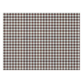 クランスチュワートド赤と白レスフォーマルタータンチェック テーブルクロス (正面(横))