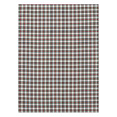 クランスチュワートド赤と白レスフォーマルタータンチェック テーブルクロス (正面)