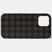 クランスチュワートブラックタータンチェック Case-Mate iPhoneケース (裏面 (横))