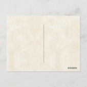 クランスチュワートヴィンテージイラストレーションタータンチェックフレーム ポストカード (裏面)