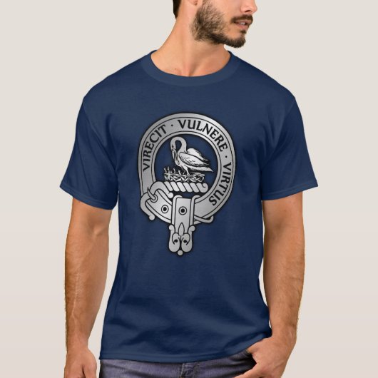 クランスチュワート | スチュアート家の紋章 Tシャツ (正面)