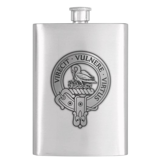 クランスチュワート | Stuart Crest フラスク (正面)