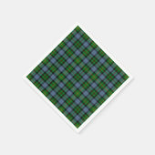 クランスミスタータンチェック スタンダードカクテルナプキン (角)
