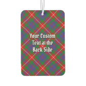 クランタータンチェック上のロバートクレストのフレイザー カーエアーフレッシュナー (裏面)