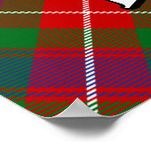 クランタータンチェック上のロバートクレストのフレイザー ポスター (角)