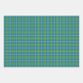 クランターンブルタータンチェックのバリエーション ラッピングペーパーシート (正面3)