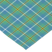 クランターンブルライトグリーンスコットランド狩りタータンチェック ショートテーブルランナー (コーナー)