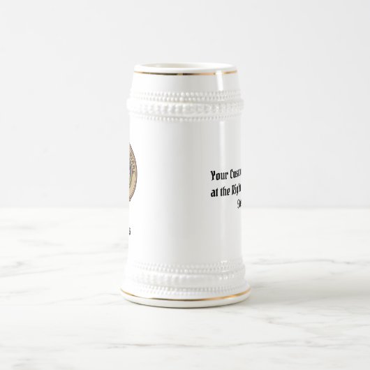 クランダグラスクレストオーバータータンチェック ビールジョッキ (中央)