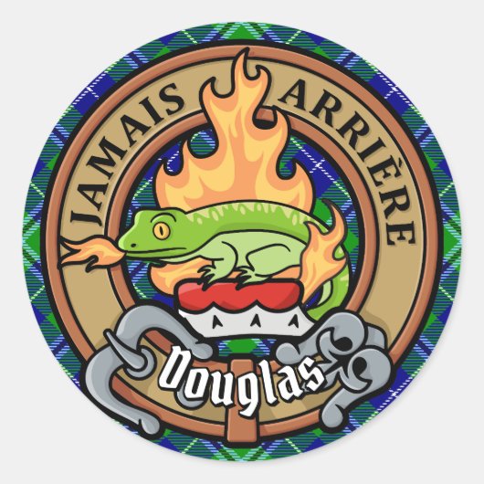 クランダグラスクレストオーバータータンチェック ラウンドシール (正面)