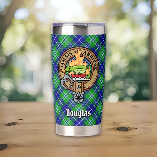 クランダグラスクレストオーバータータンチェック 保温保冷タンブラー