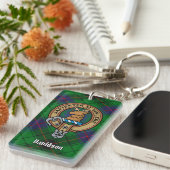 クランダビッドソンクレストオーバータータンチェック キーホルダー (正面右)