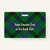 クランダビッドソンクレストオーバータータンチェック バッジ (裏面)