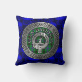 クランダビッドソンクレスト&タータンチェックノット クッション (裏面)