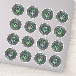 クランダビッドソンクレスト&タータンチェックノット シール