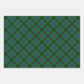 クランダビッドソンタータンチェック ラッピングペーパーシート (正面3)
