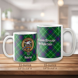 クランダンカンのクレスト+タータン コーヒーマグカップ
