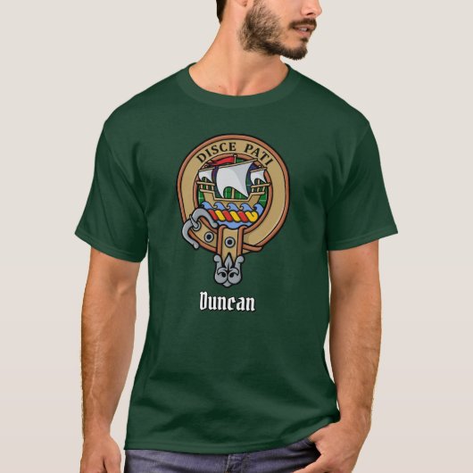 クランダンカン紋章 タータンチェック Tシャツ (正面)
