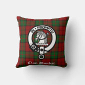 クランダンバークレストとタータンチェック クッション (裏面)