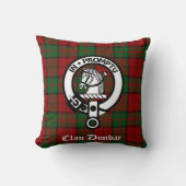 クランダンバークレストとタータンチェック クッション (正面)