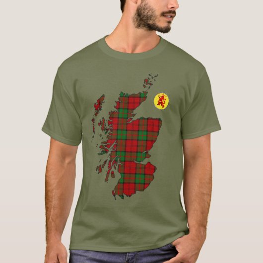 クランダンバー[編集]タータンチェックマップ Tシャツ (正面)