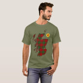 クランダンバー[編集]タータンチェックマップ Tシャツ (正面フル)