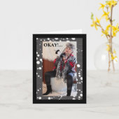 クランチまたはカップケーキ カード (黄色い花)