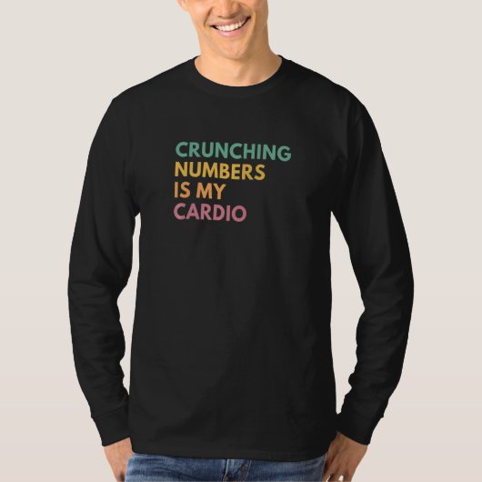 クランチングナンバーズは俺の心臓病だ Tシャツ (正面)
