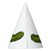 クランチーグリーンコシャーディルサワーピックルグルメ パーティーハット (裏面)