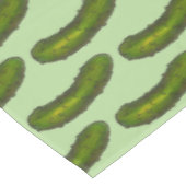 クランチーグリーンコシャーディルピックルグルメキッチン テーブルクロス (アングル)