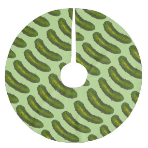 クランチーグリーンコシャーディルピックルグルメキッチン ブラッシュドポリエステルツリースカート