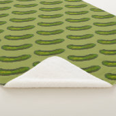 クランチーグリーンコーシェードリルグルメ食品プリント シェルパブランケット (3/4)