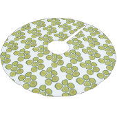 クランチーグリーンコーシェードリル漬けチップグルメ ブラッシュドポリエステルツリースカート (アングル)