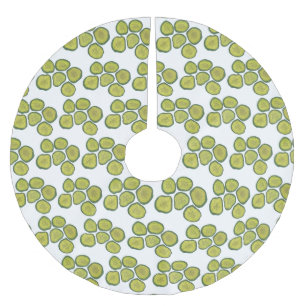 クランチーグリーンコーシェードリル漬けチップグルメ ブラッシュドポリエステルツリースカート