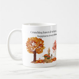 クランチ離れング秋と鮮明な空気マグカップ – 秋のマグカップ コーヒーマグカップ