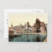 クラントール、ダンツィヒ、西プロイセン、ドイツの一部 ポストカード (正面/裏面)