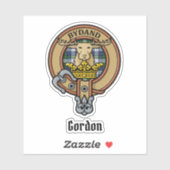 クランドゴードンクレストオーバードレスタータンチェックシール シール (シート)