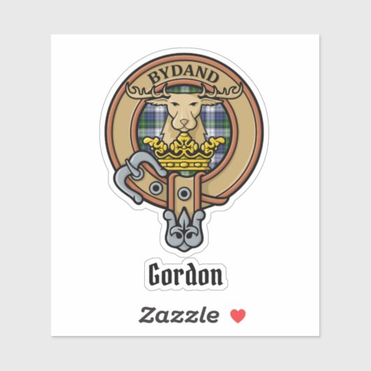 クランドゴードンクレストオーバードレスタータンチェックシール シール (シート)