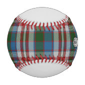 クランドナカイドクレスト&ドレスタータンチェック 野球ボール (正面)