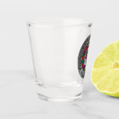 クランドナカイ |ロバートソンクレスト&タータンチェックノット ショットグラス (左)