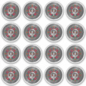 クランドナカイ |ロバートソンクレスト&タータンチェックノット シール (正面)