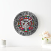 クランドナカイ |ロバートソンクレスト&タータンチェックノット ラージ壁時計 (ホーム)